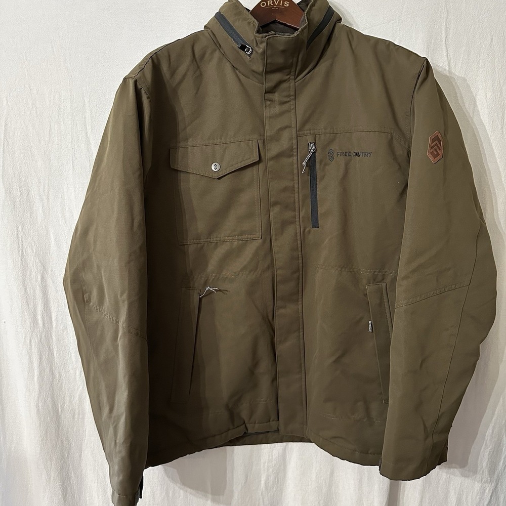 Free Country Jacket Size XL Get Out There Series Saddle 466-M92140 Brown EUC